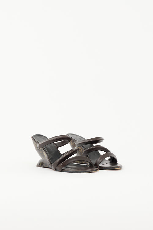 Clergerie Sculptural Wedge Sandal