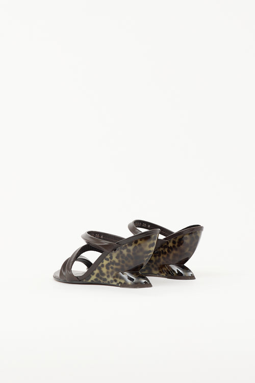 Clergerie Sculptural Wedge Sandal