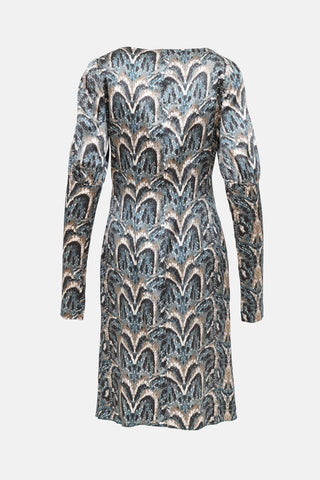 Class Silk Blend Midi Dress