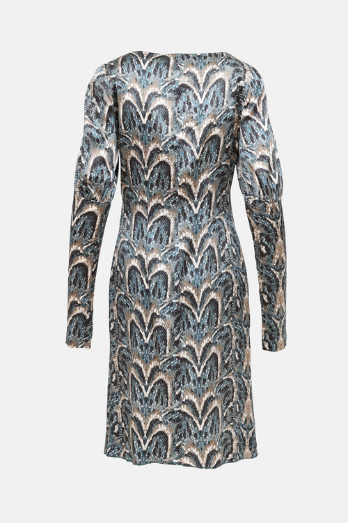 Class Silk Blend Midi Dress