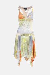 Just Cavalli C. 2000s Drop Waist Midi Dress