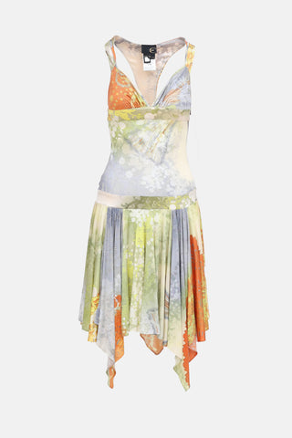 Just Cavalli C. 2000s Drop Waist Midi Dress