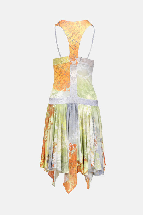 Just Cavalli C. 2000s Drop Waist Midi Dress