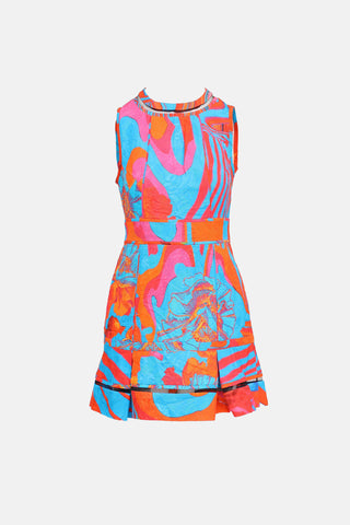 Roberto Cavalli 2015 Floral Mini Dress