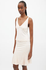 Roberto Cavalli Light Pink Camisole & Skirt Set