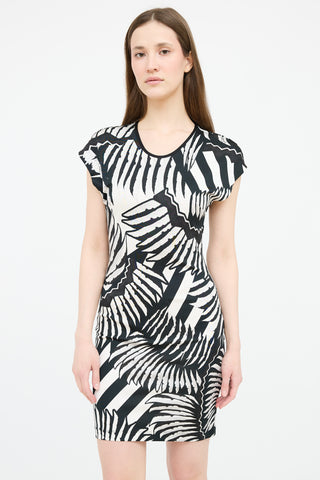 Roberto Cavalli Printed Midi Dress