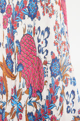 Roberto Cavalli 2006 Silk Printed Maxi Skirt