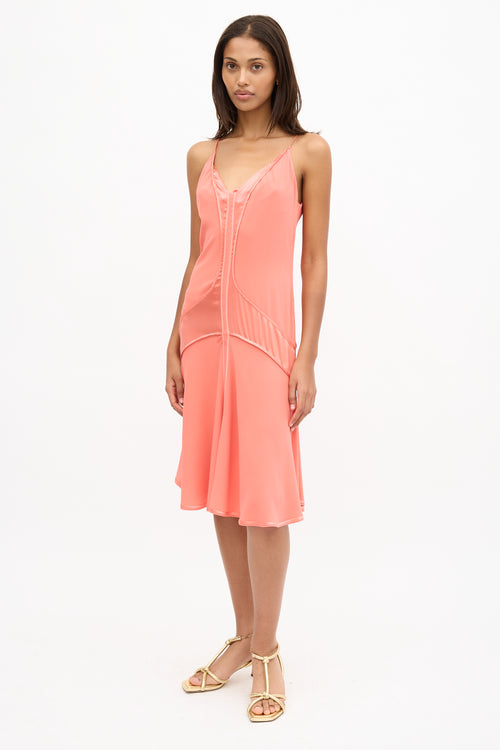 Roberto Cavalli Silk Crepe Panel Dress