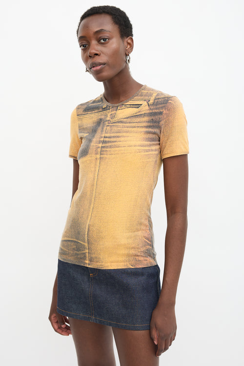 Roberto Cavalli Vintage Trompe L'Oeil T-Shirt