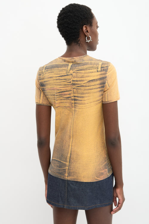 Roberto Cavalli Vintage Trompe L'Oeil T-Shirt