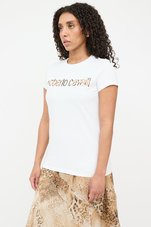 Patterned Logo T-Shirt