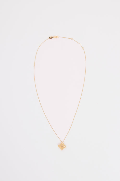 Fine Jewelry 18K Yellow Gold & Diamond Venetian Princess Necklace