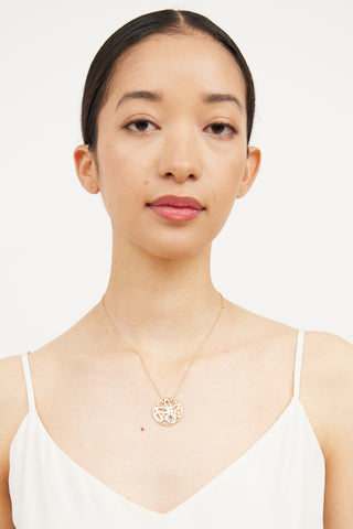 18K Gold Diamond Necklace