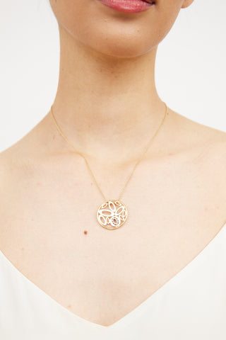 18K Gold Diamond Necklace