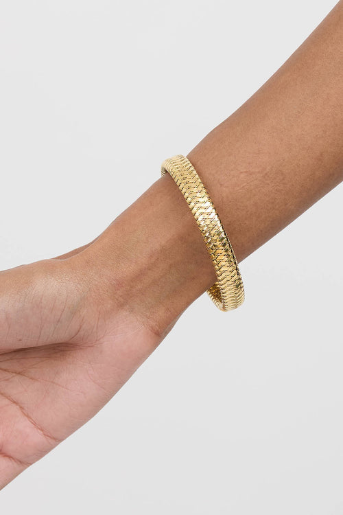 Roberto Coin 18K Yellow Gold Woven Diamond Bracelet