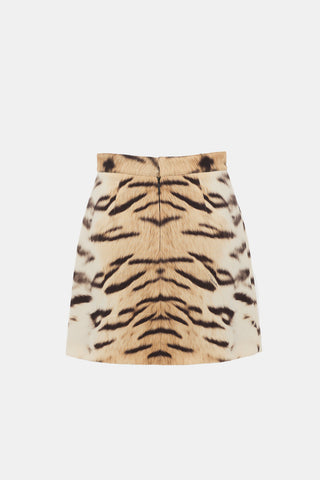 Roberto Cavalli 2000 Printed Mini Skirt