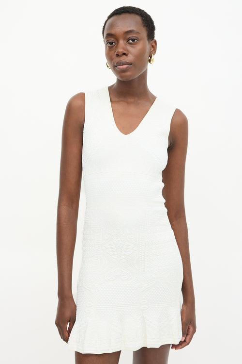 Roberto Cavalli Knit Jacquard Dress