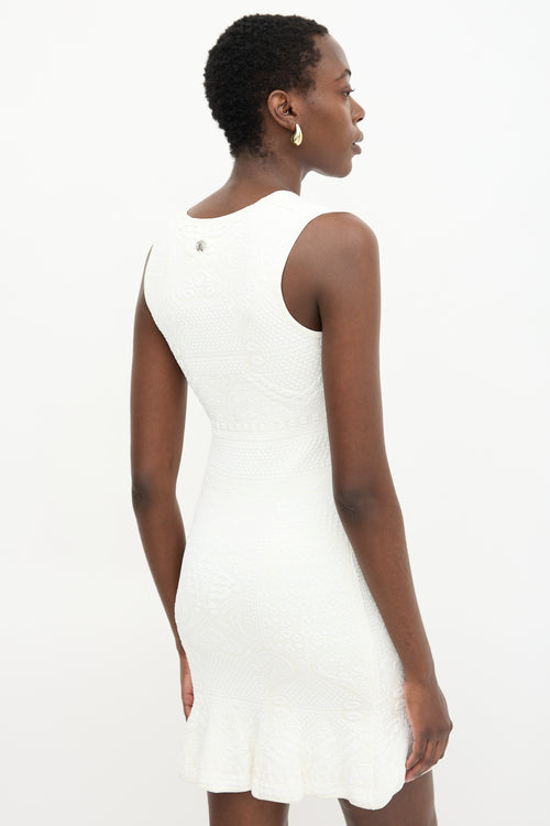 Roberto Cavalli Knit Jacquard Dress