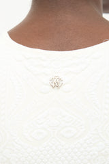 Roberto Cavalli Knit Jacquard Dress