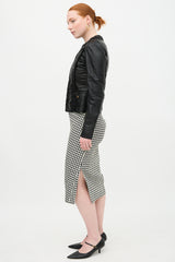 Roberto Cavalli Leather Biker Jacket