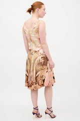 Roberto Cavalli Silk Floral Dress