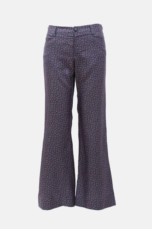 Roberto Cavalli SS 2008 Silk Patterned Pant