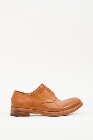 Rocco P. Brown Leather Lace Up Loafer