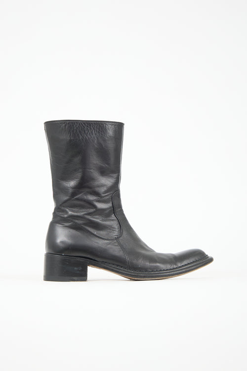 Rocco P. Leather Mid Calf Boot