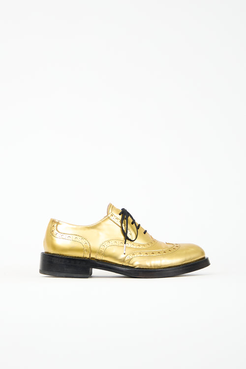 Rocco P. Metallic Brogue Oxford