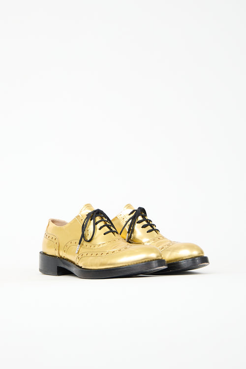 Rocco P. Metallic Brogue Oxford