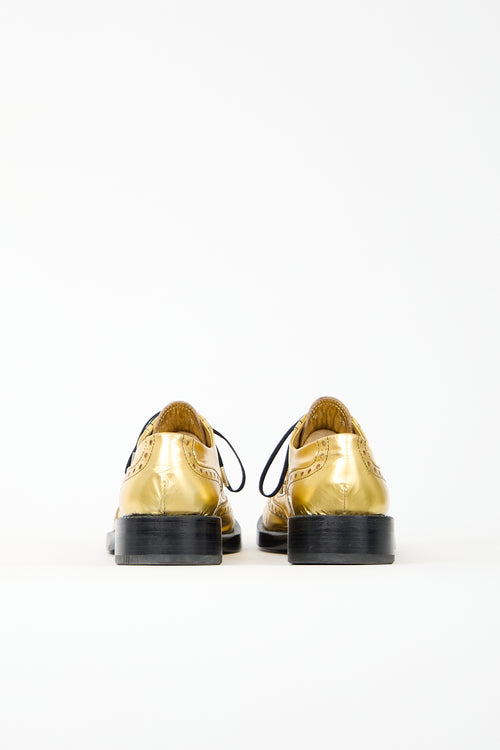 Rocco P. Metallic Brogue Oxford