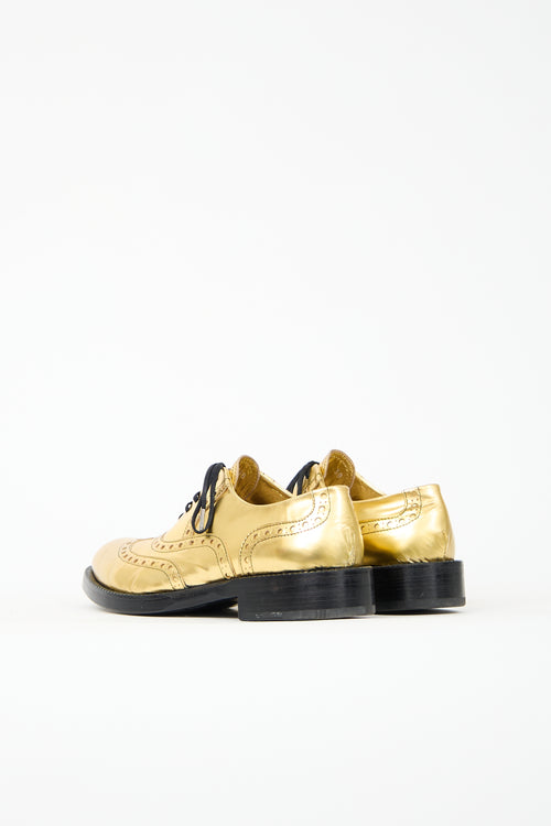 Rocco P. Metallic Brogue Oxford