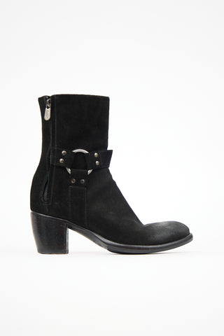 Rocco P. Suede Harness Boot