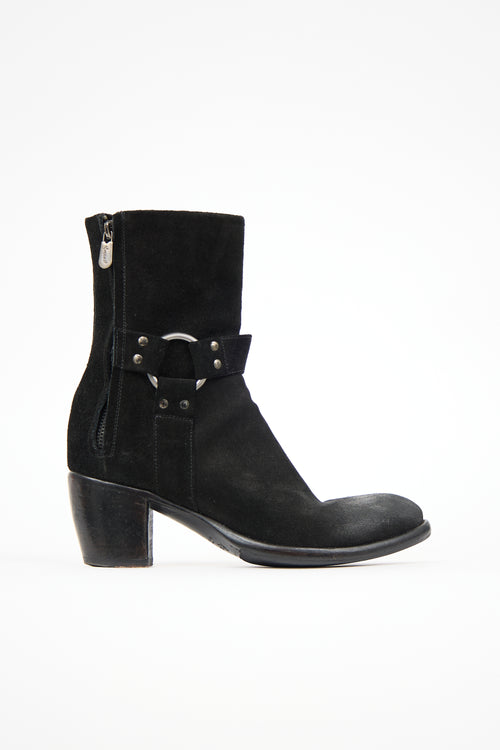 Rocco P. Suede Harness Boot