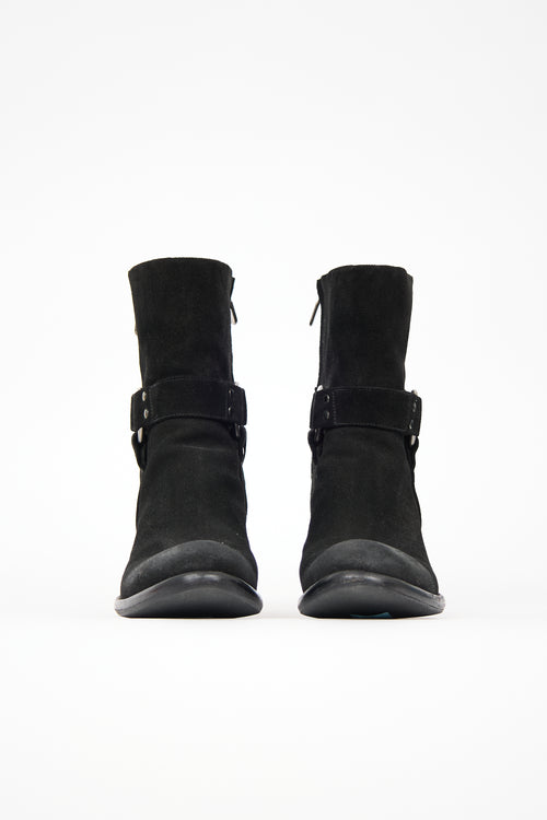 Rocco P. Suede Harness Boot