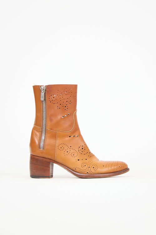 Rocco P. Leather Cutout Boot