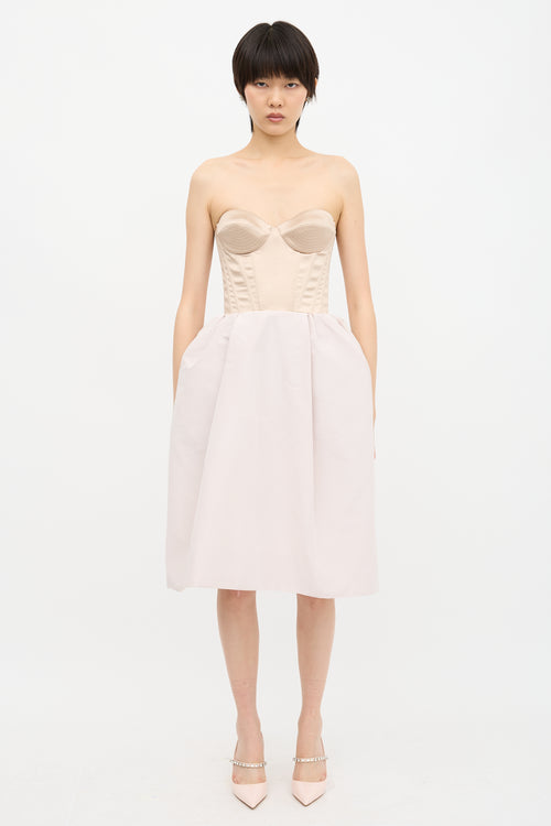 Rochas A-Line Bustier Dress