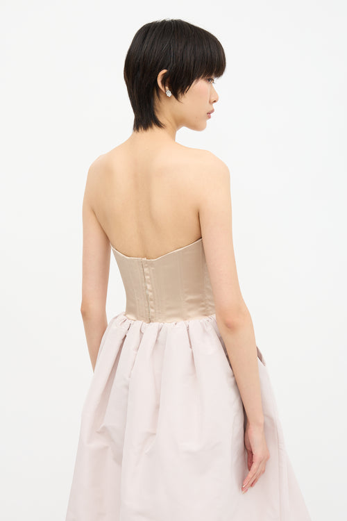 Rochas A-Line Bustier Dress