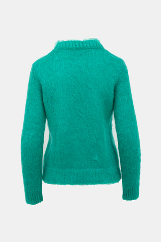 Rochas Mohair Logo Sweater
