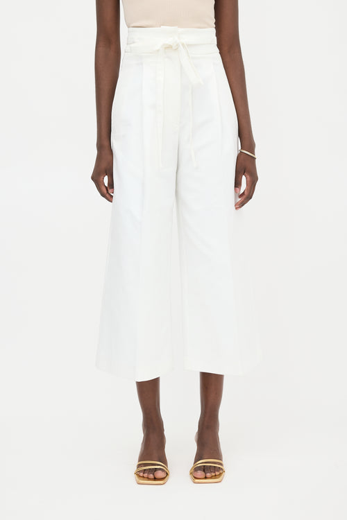 Pleated Wide Leg Trouser