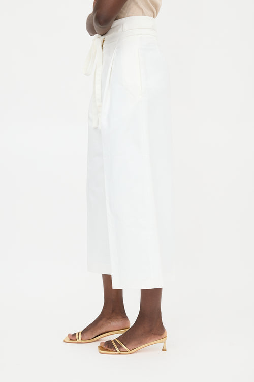Pleated Wide Leg Trouser