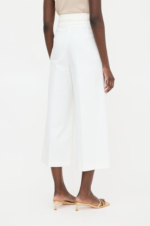 Pleated Wide Leg Trouser