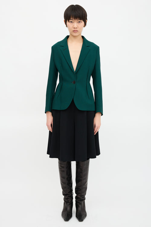 Rochas Wool & Silk Tailored Blazer