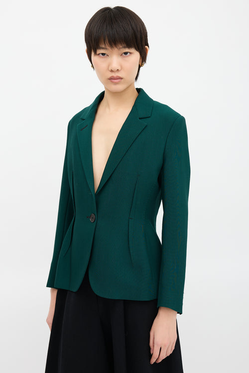 Rochas Wool & Silk Tailored Blazer