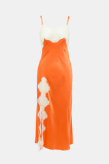 Rodarte Silk Lace Trimmed Slip Dress