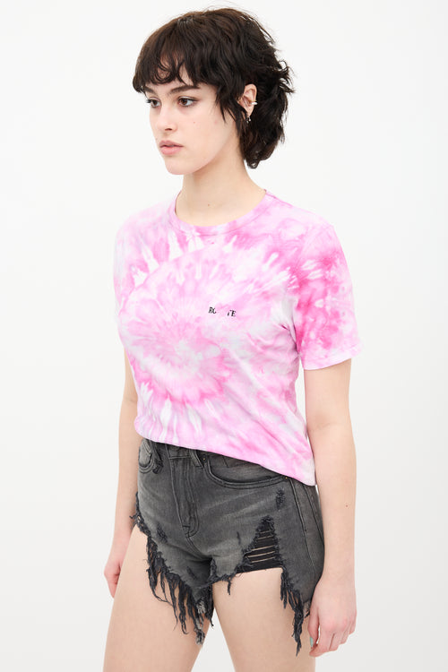 Rodarte Tie Dye Logo T-Shirt