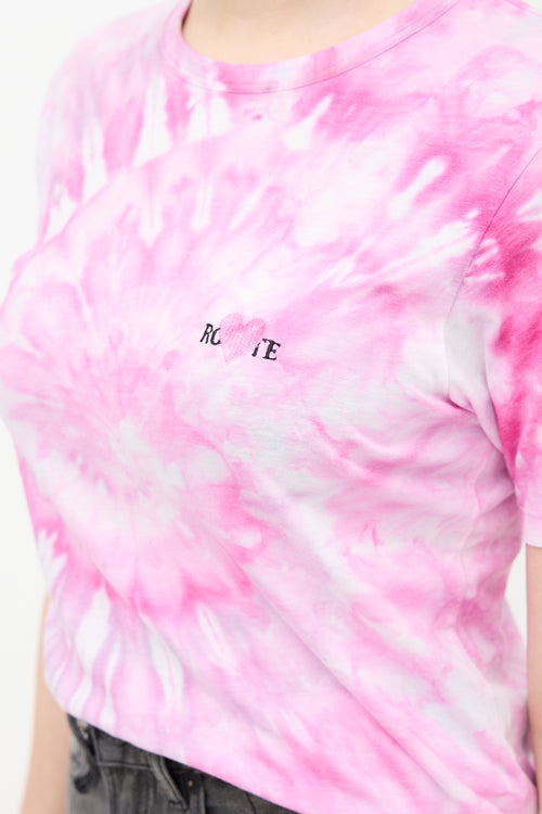 Rodarte Tie Dye Logo T-Shirt