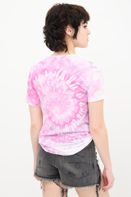 Rodarte Tie Dye Logo T-Shirt