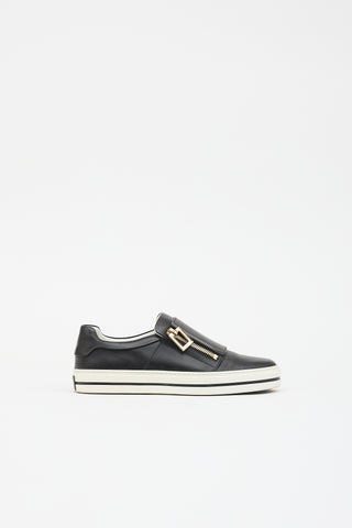 Roger Vivier Leather Sneaky Viv Sneaker