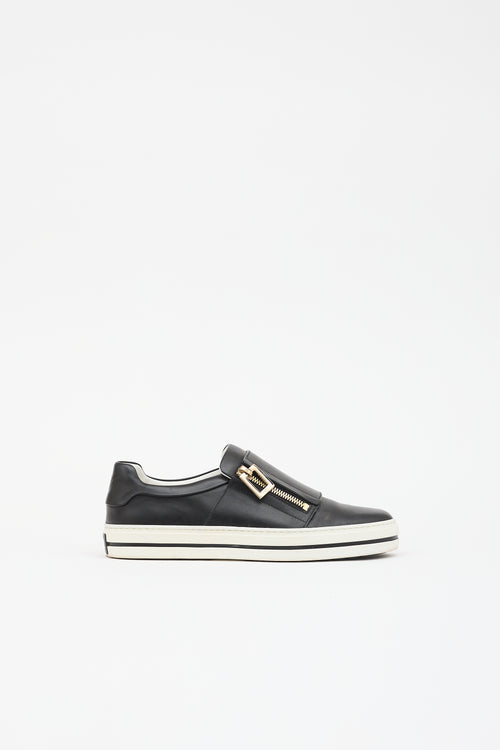 Roger Vivier Leather Sneaky Viv Sneaker